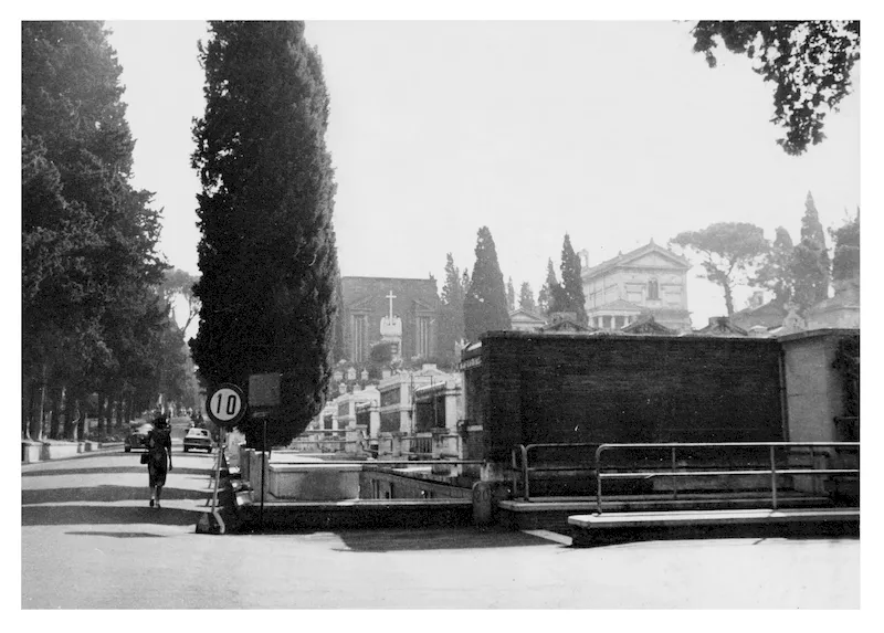 La tomba di Louis Brüls nel Cimitero del Verano