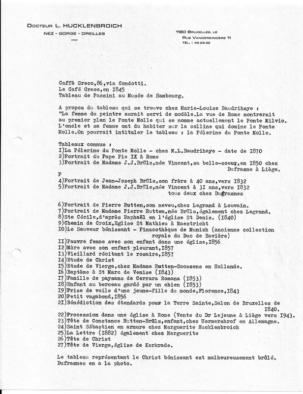 Page des notes familiales de Léon Hucklenbroich